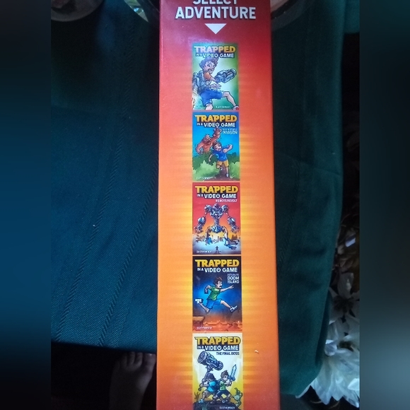 Trapped in a Video Game Book Series....Like New 5 book set - Picture 3 of 3